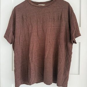 Deiji Studio Brown Short Sleeve Women's Tee